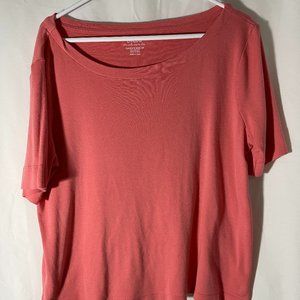 Chico’s Ultimate T-shirt size 3 16-18 XL Peach